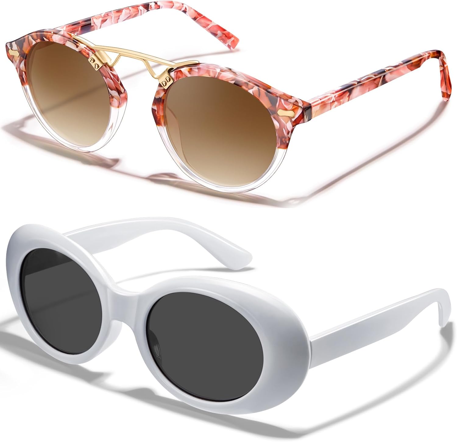 Ретро-солнцезащитные очки овальной формы с тонировкой для женщин, защита от УФ-излучения, очки в стиле 90-х, диско-очки для косплея, очки с толстой оправой для вождения CARFIA
Ретро-солнцезащитные очки овальной формы с тонировкой для женщин, защита от УФ-излучения, очки в стиле 90-х, диско-очки для косплея, очки с толстой оправой для вождения CARFIA