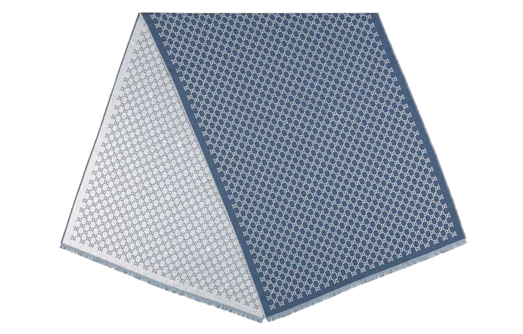 Шарф Gucci Unisex, синий / серый
Шарф Gucci Unisex, синий / серый