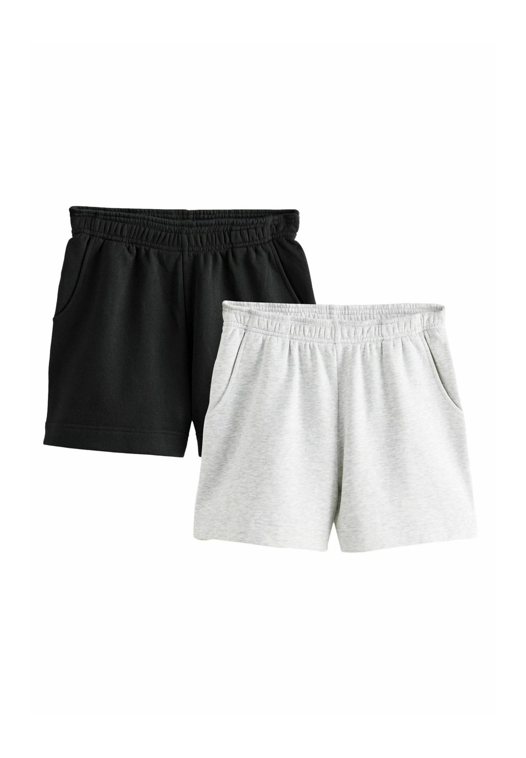 Шорты REGULAR FIT - SUPERSOFT PEACHED ESSENTIALS 2 PACK - Tracksuit bottoms Next, черный 
Шорты REGULAR FIT - SUPERSOFT PEACHED ESSENTIALS 2 PACK - Tracksuit bottoms Next, черный