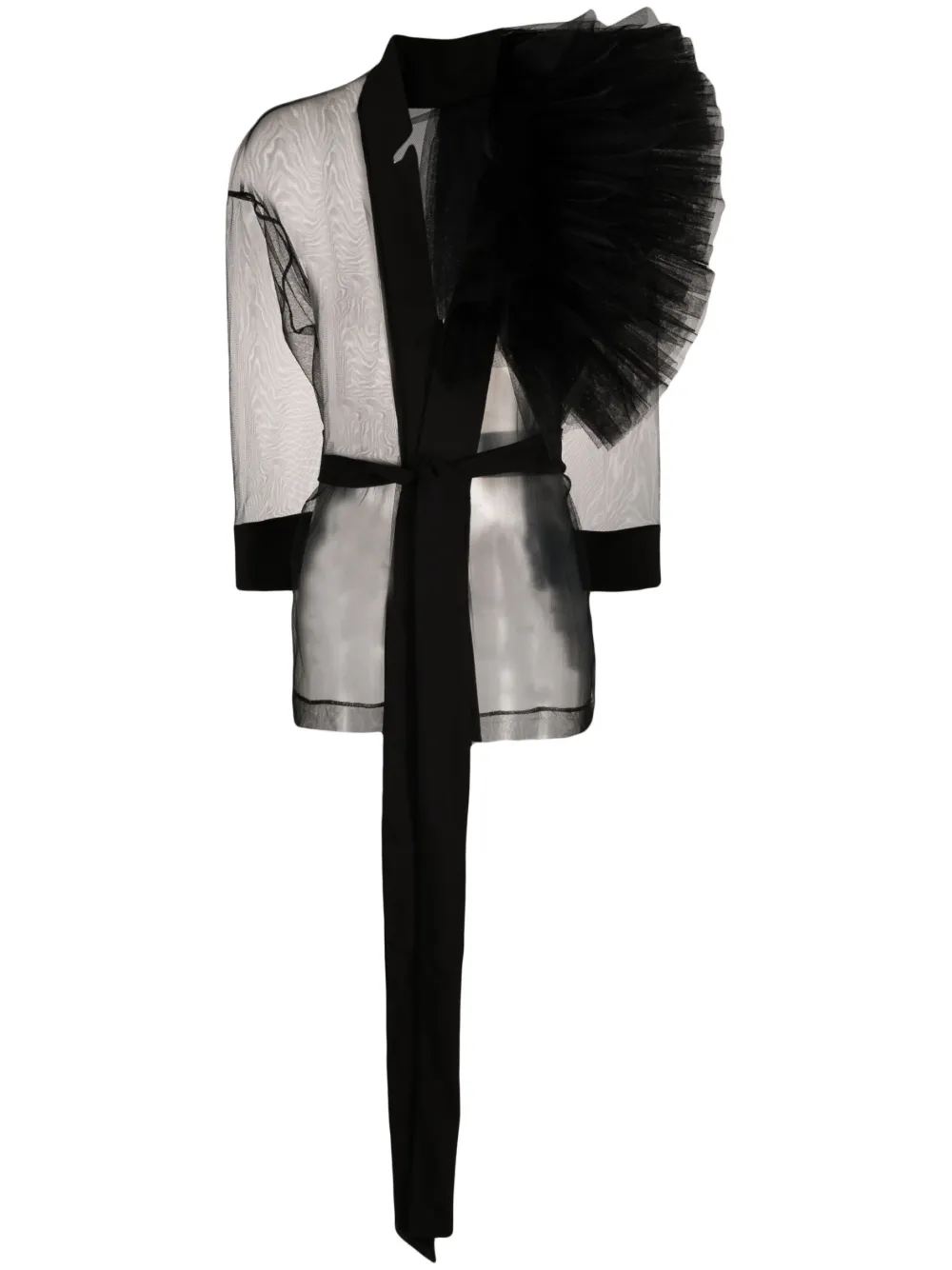 Куртка с поясом и вставками из тюля Alchemy, черный
Куртка с поясом и вставками из тюля Alchemy, черный