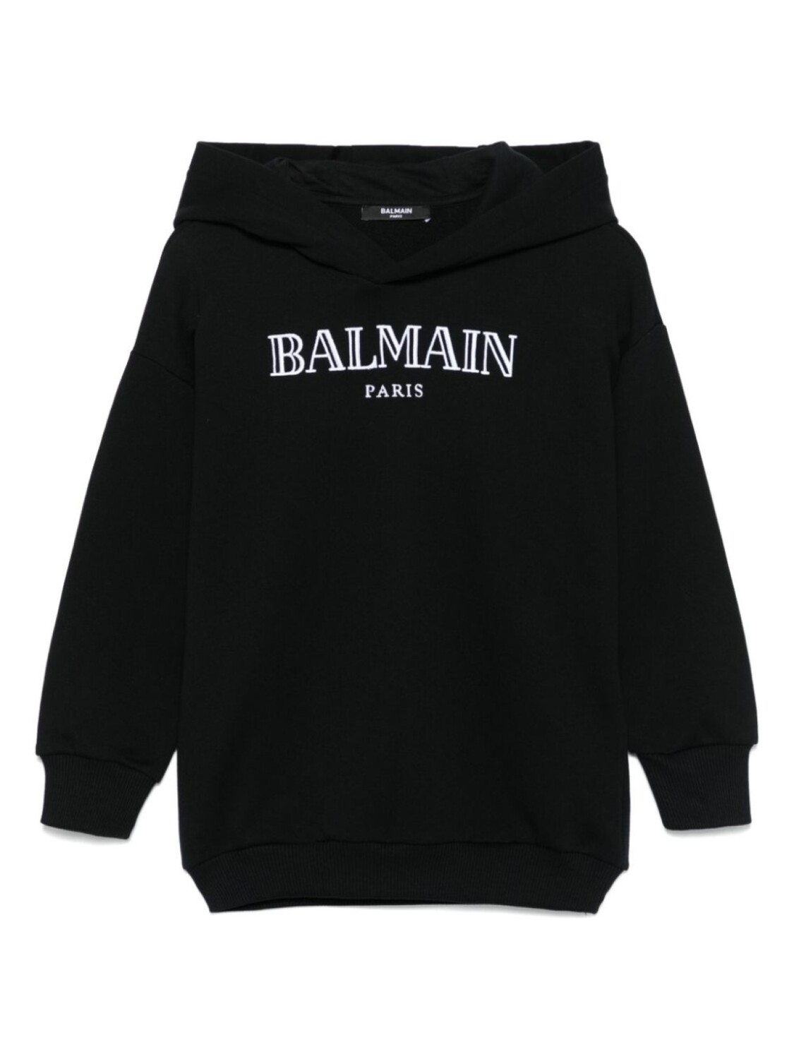 Balmain Kids худи с вышитым логотипом, черный
Balmain Kids худи с вышитым логотипом, черный