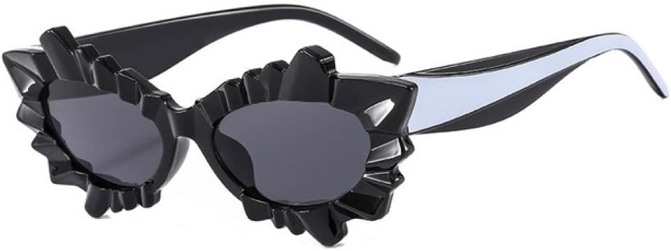 Солнцезащитные очки MUTYNE в форме «кошачьих глаз» неправильной формы для женщин, в стиле стимпанк, яркие очки, защитные очки с защитой от УФ-излучения UV400, C2 Blackwhite-black
Солнцезащитные очки MUTYNE в форме «кошачьих глаз» неправильной формы для женщин, в стиле стимпанк, яркие очки, защитные очки с защитой от УФ-излучения UV400, C2 Blackwhite-black