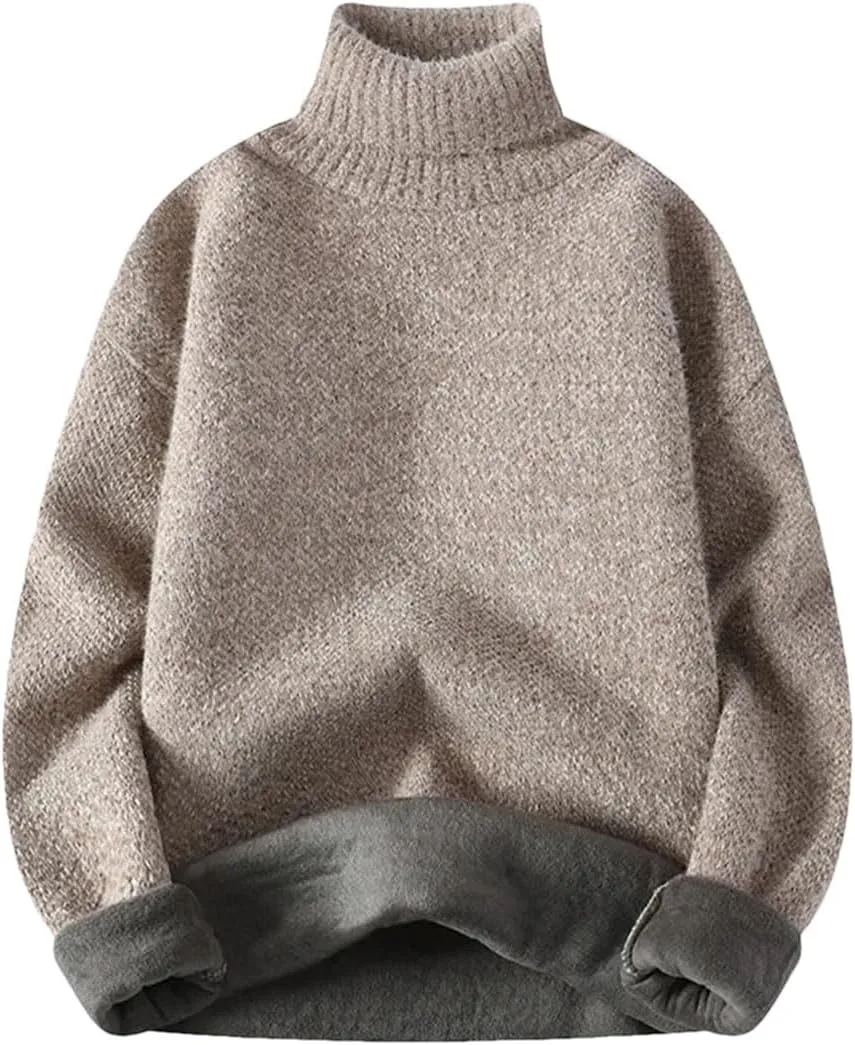 Мужской водолазка свитер флис теплый вязаный пуловер
Мужской водолазка свитер флис теплый вязаный пуловер