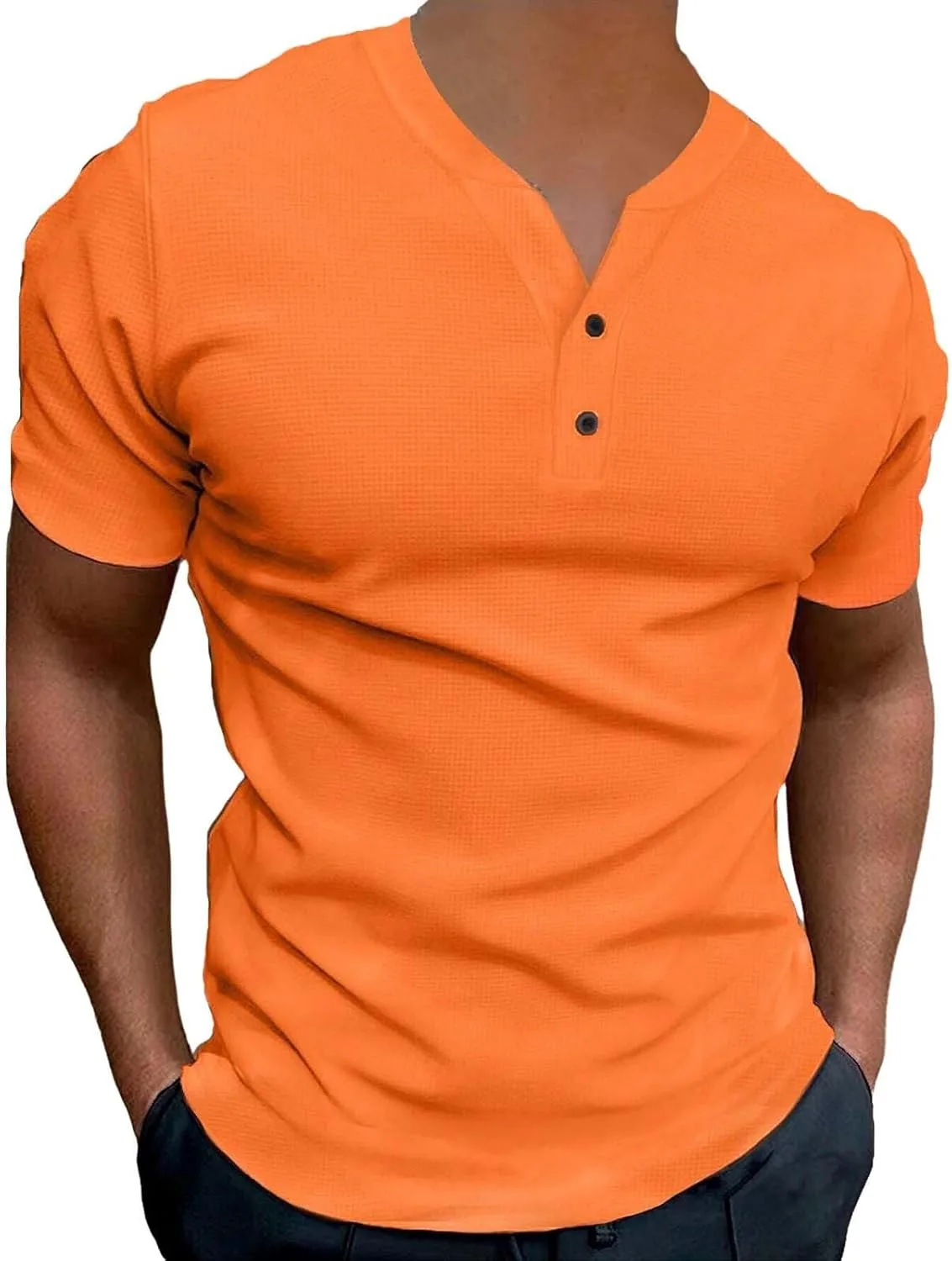 Мужская повседневная футболка-поло с коротким рукавом и V-образным вырезом
Мужская повседневная футболка-поло с коротким рукавом и V-образным вырезом