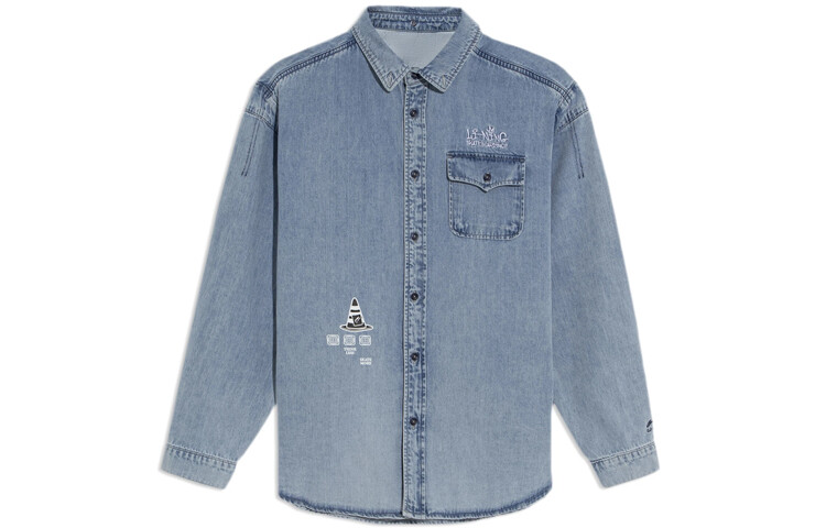 Рубашка для скейтбординга мужская светло-синяя Lining, светло-голубой
Рубашка для скейтбординга мужская светло-синяя Lining, светло-голубой