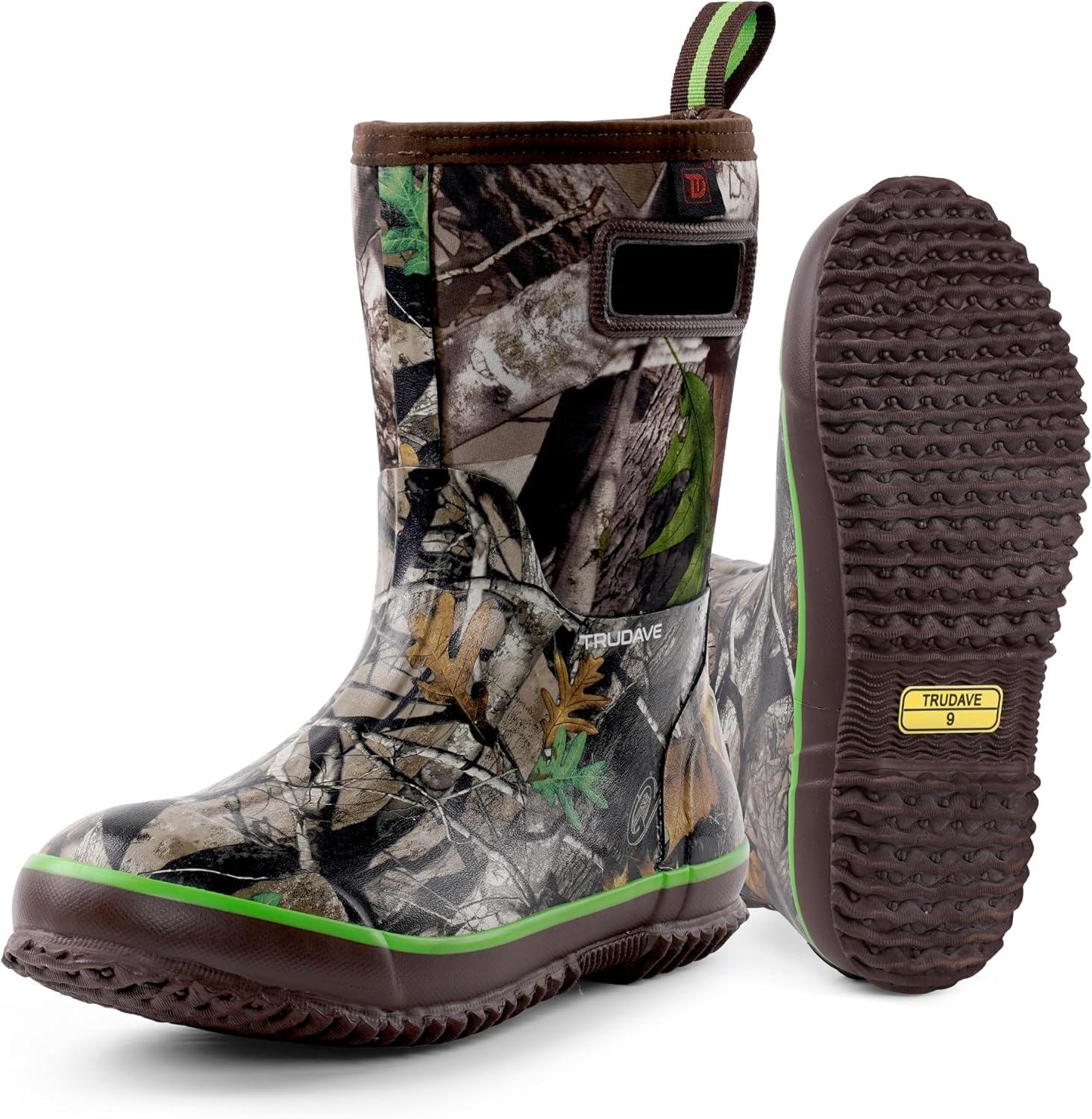 Резиновые сапоги Trudave для мужчин, теплые водонепроницаемые из неопрена 4,5 мм, утепленные дождевые сапоги до середины голени, всесезонные сапоги для работы на улице и охоты (размер 6-13), Camo
Резиновые сапоги Trudave для мужчин, теплые водонепроницаемые из неопрена 4,5 мм, утепленные дождевые сапоги до середины голени, всесезонные сапоги для работы на улице и охоты (размер 6-13), Camo