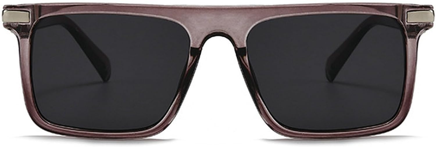 Квадратные солнцезащитные очки для женщин, модные очки-пилот, женские солнцезащитные очки с защитой от УФ-излучения, легкие, с плоской верхней частью, в стиле ретро mincl, Gray Black
Квадратные солнцезащитные очки для женщин, модные очки-пилот, женские солнцезащитные очки с защитой от УФ-излучения, легкие, с плоской верхней частью, в стиле ретро mincl, Gray Black