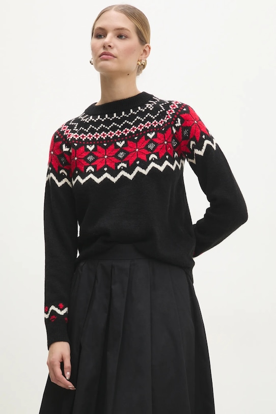 Свитер из шерстяной смеси Answear.LAB, черный
Свитер из шерстяной смеси Answear.LAB, черный