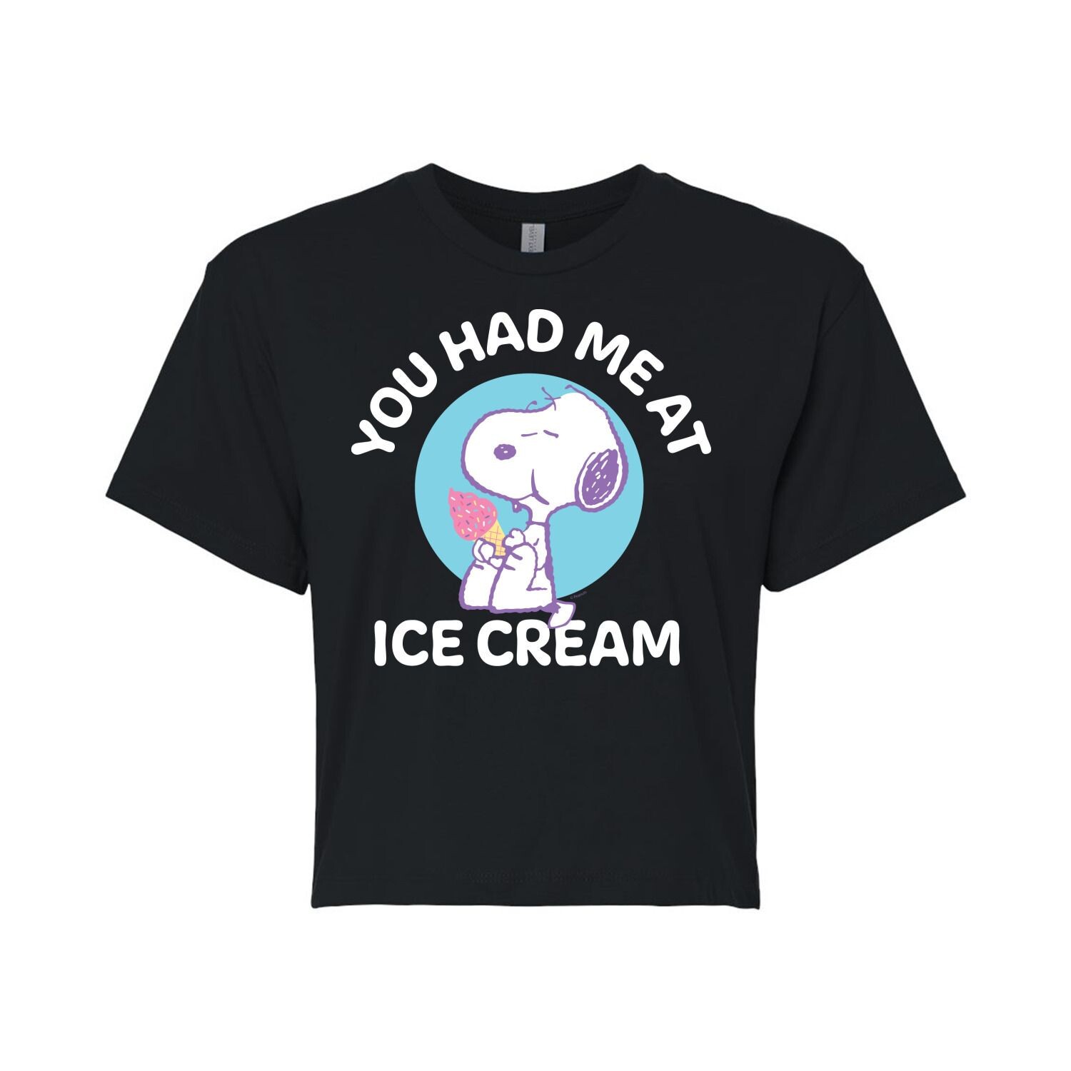 Укороченная футболка с рисунком Peanuts Ice Cream для детей Juniors Licensed Character
Укороченная футболка с рисунком Peanuts Ice Cream для детей Juniors Licensed Character