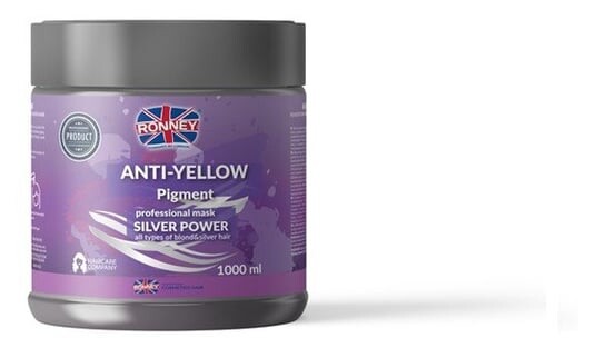 Серебряная маска для осветленных и седых светлых волос, 1000 мл Ronney Anti-yellow, Silver power professional
Серебряная маска для осветленных и седых светлых волос, 1000 мл Ronney Anti-yellow, Silver power professional