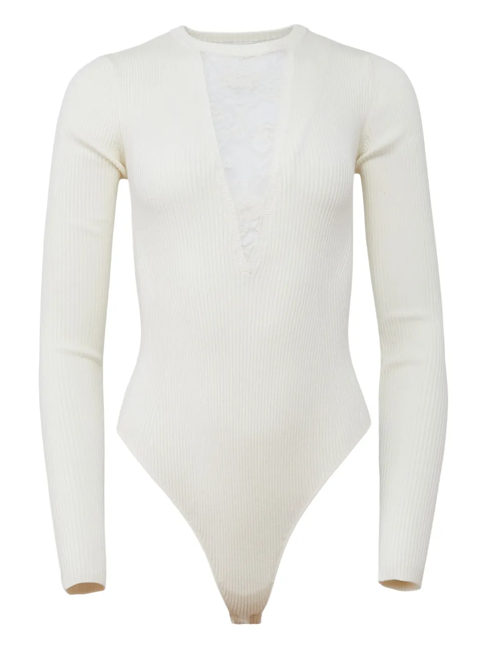 Боди Quinn в рубчик с кружевом Fleur Du Mal, нейтральный
Боди Quinn в рубчик с кружевом Fleur Du Mal, нейтральный