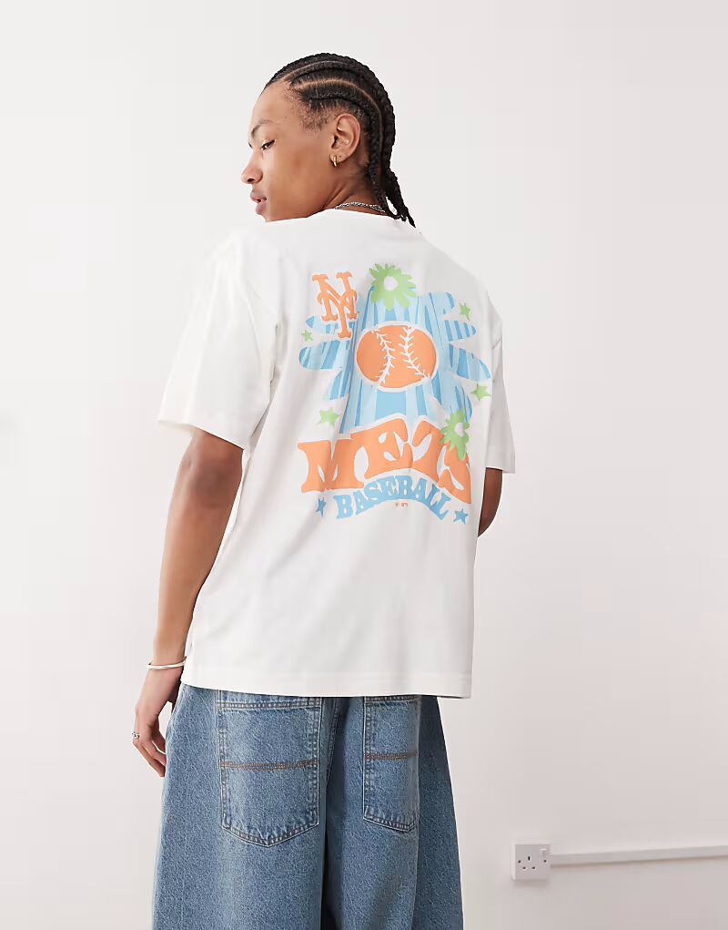 Футболка 47 Brand NY Mets с цветочным принтом на спине белого цвета
Футболка 47 Brand NY Mets с цветочным принтом на спине белого цвета