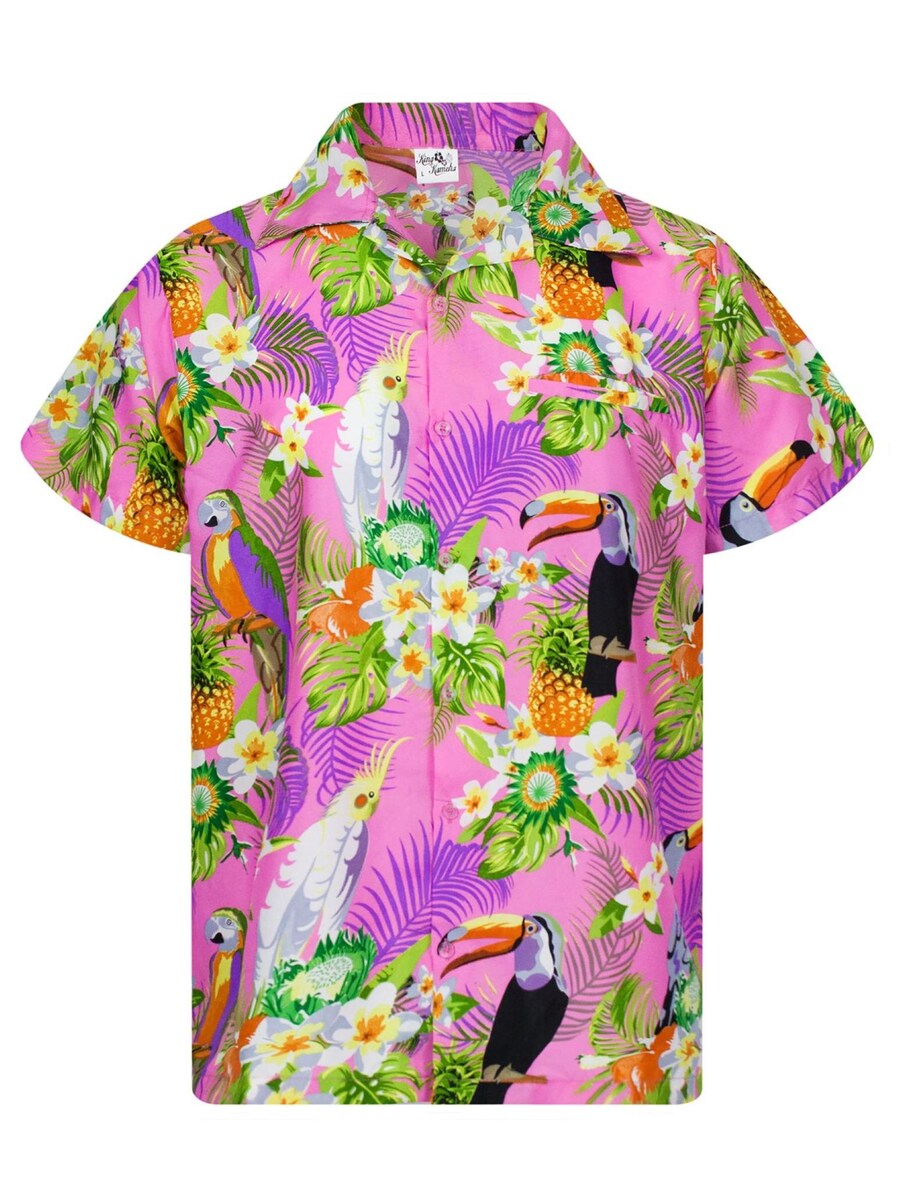 Рубашка King Kameha Parrot Cockatoo, светло-розовый 
Рубашка King Kameha Parrot Cockatoo, светло-розовый