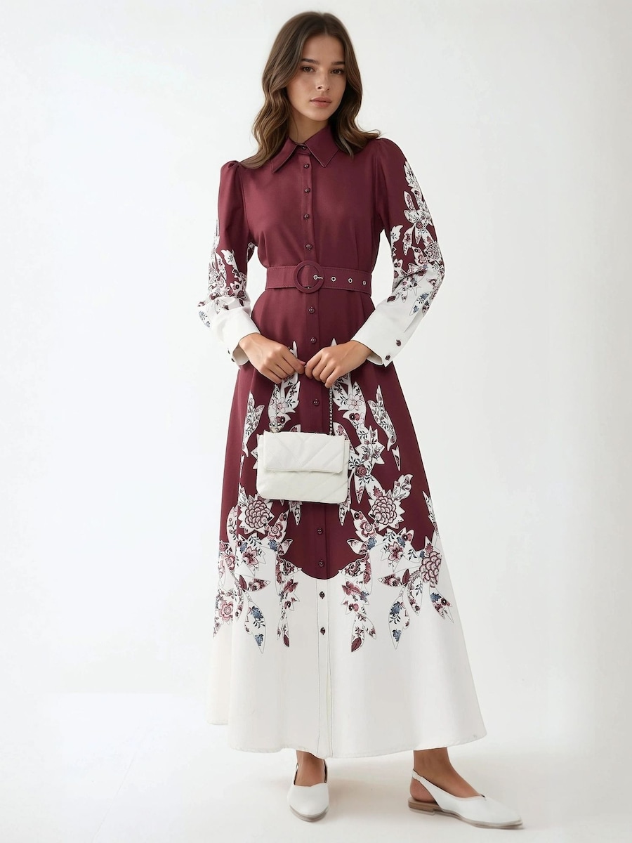 Платье-рубашка Hiccup, бургундия
Платье-рубашка Hiccup, бургундия