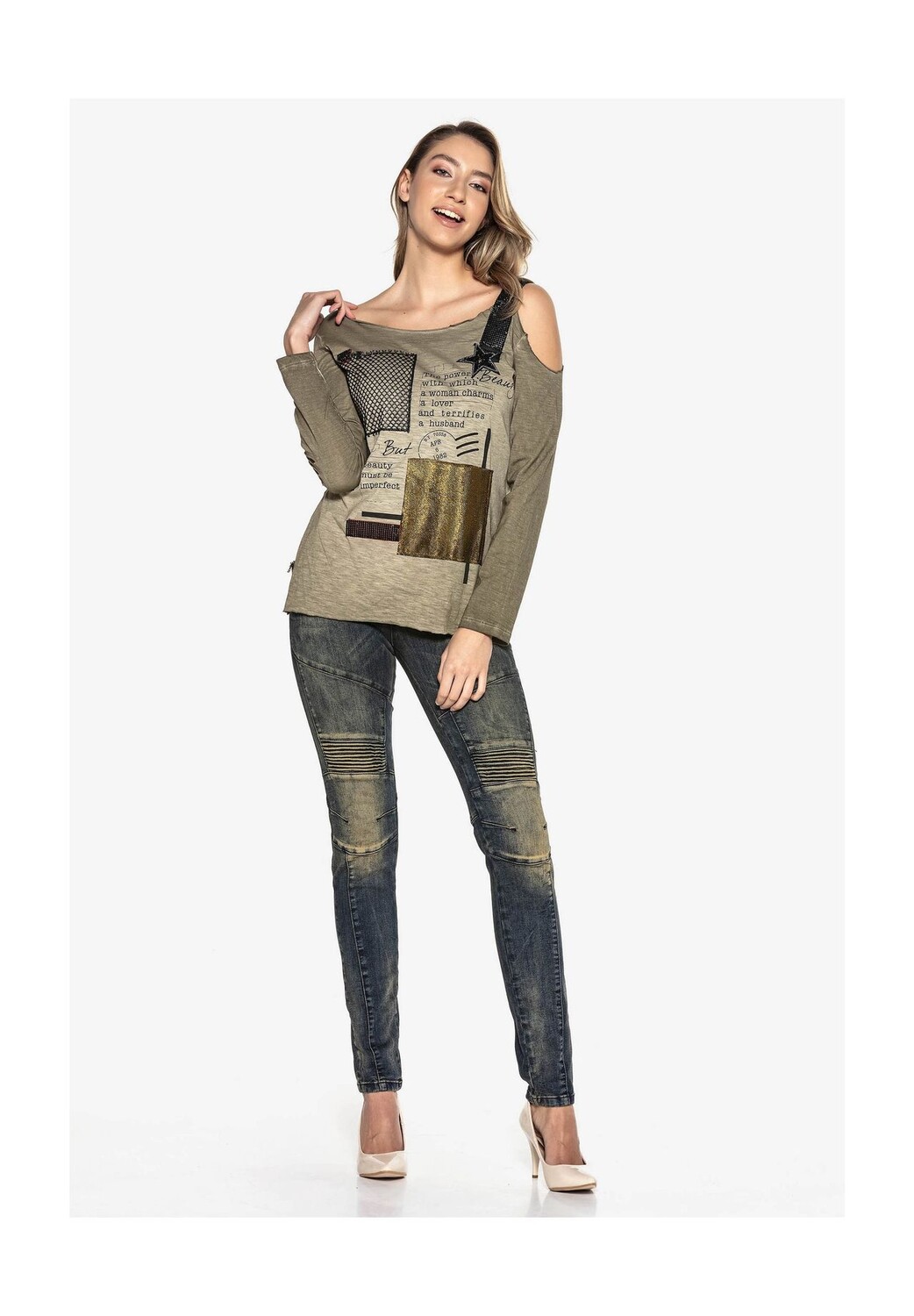 Джинсы с двойным поясом CIPO & BAXX, хаки
Джинсы с двойным поясом CIPO & BAXX, хаки