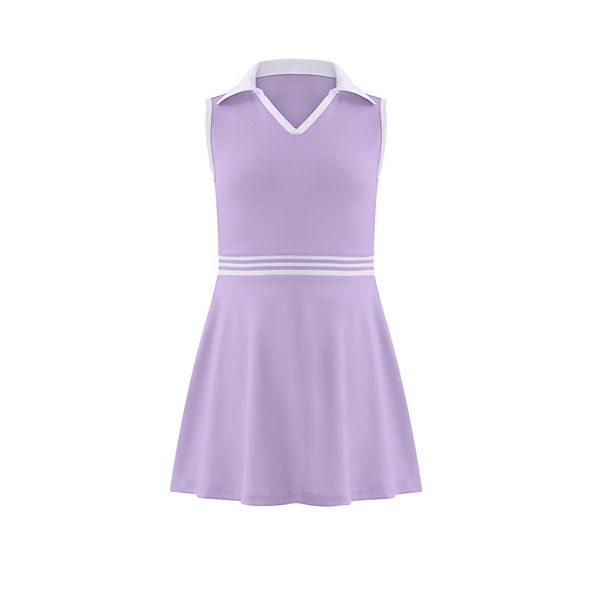 Детское теннисное платье-поло с V-образным вырезом и карманами Maxxis Merch, Purple
Детское теннисное платье-поло с V-образным вырезом и карманами Maxxis Merch, Purple