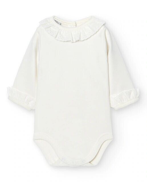 В упаковке 2 детских боди с батистовым воротником и манжетами Babidú, бежевый
В упаковке 2 детских боди с батистовым воротником и манжетами Babidú, бежевый