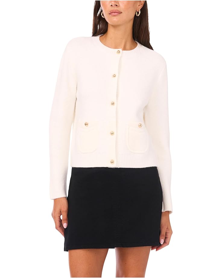 Женский кардиган Vince Camuto Long Sleeve с накладными карманами, Antique White
Женский кардиган Vince Camuto Long Sleeve с накладными карманами, Antique White