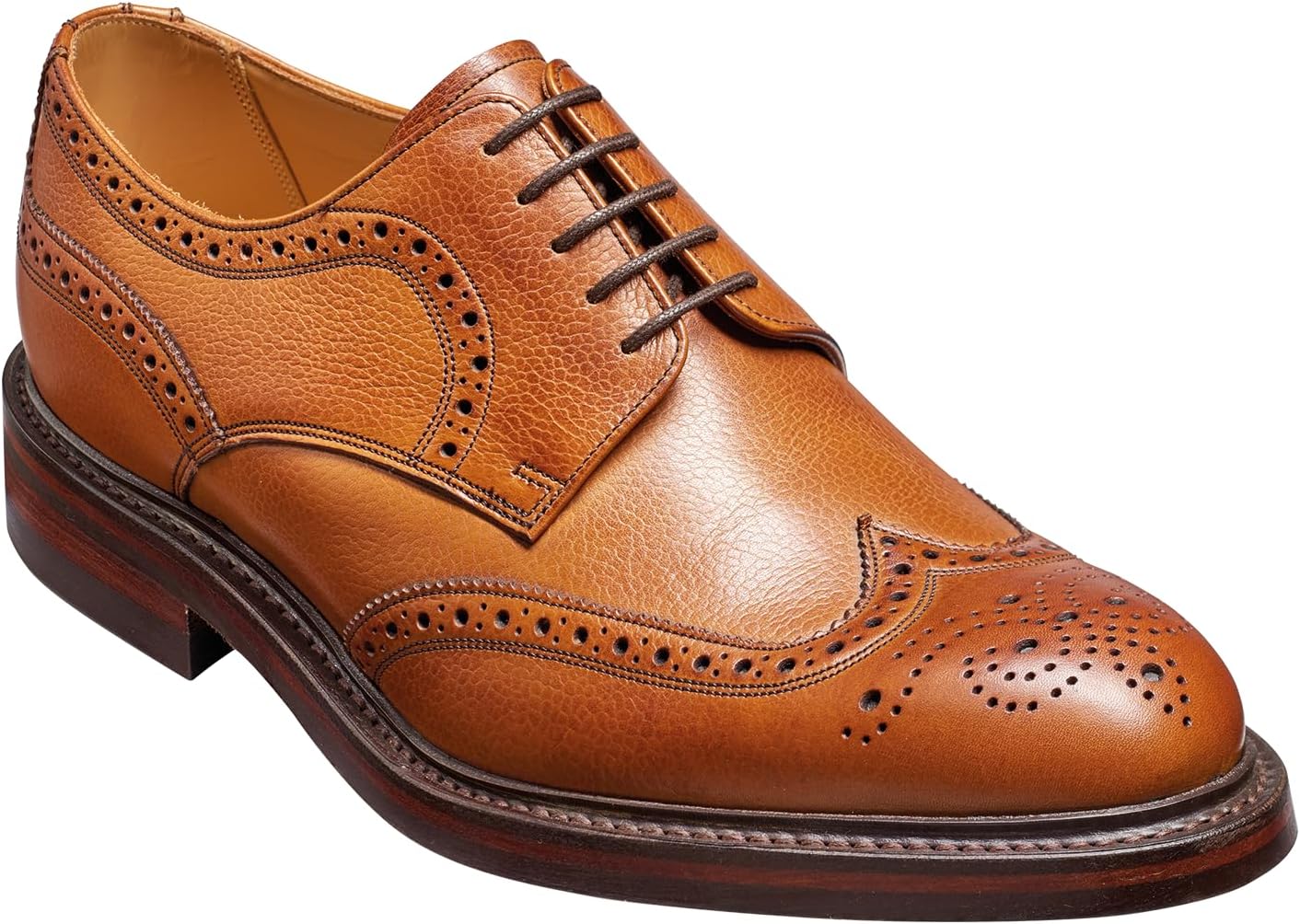 Мужские туфли-оксфорды BARKER Kelmarsh ручной работы - премиальная телячья кожа, строчка Storm, подошва из резины Dainite, вечная формальная элегантность, изготовлены в Нортгемптоне, Англия, Cedar Grain
Мужские туфли-оксфорды BARKER Kelmarsh ручной работы - премиальная телячья кожа, строчка Storm, подошва из резины Dainite, вечная формальная элегантность, изготовлены в Нортгемптоне, Англия, Cedar Grain