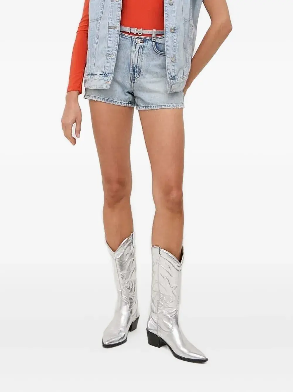 Декорированные джинсовые шорты Miss Sixty, синий
Декорированные джинсовые шорты Miss Sixty, синий