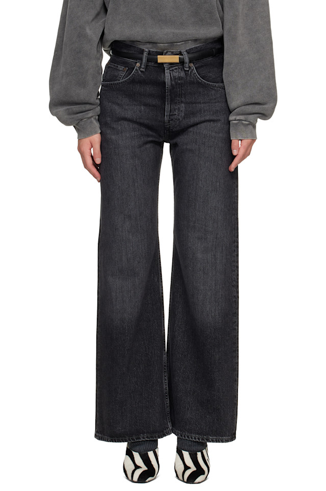 Винтажные джинсы 2021F Acne Studios, черный
Винтажные джинсы 2021F Acne Studios, черный