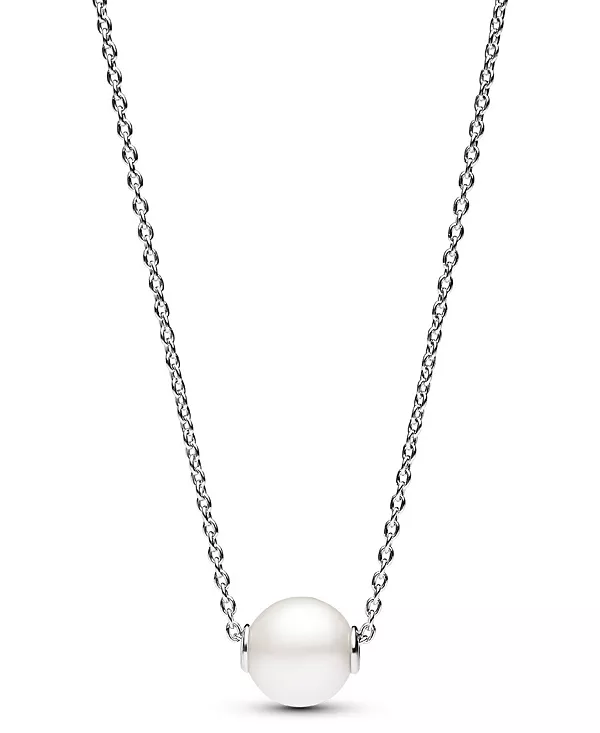 Ожерелье из стерлингового серебра с блестящим обработанным пресноводным культивированным жемчугом Pandora, silver
Ожерелье из стерлингового серебра с блестящим обработанным пресноводным культивированным жемчугом Pandora, silver