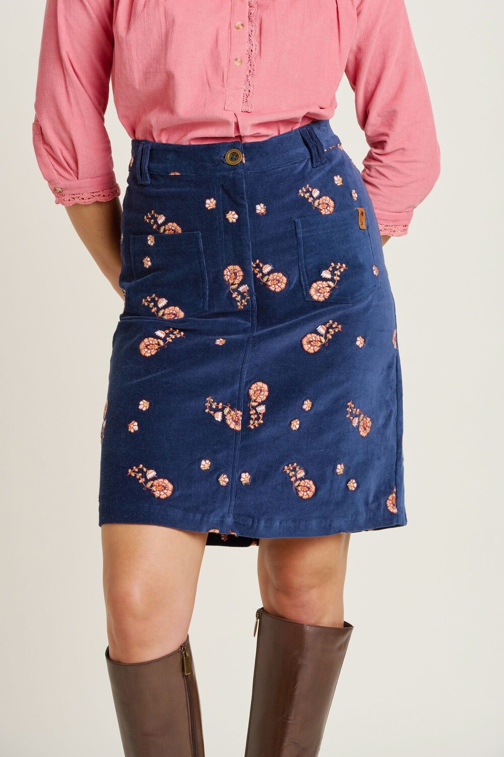 Мини юбка из вышитого шнура Brakeburn, синий
Мини юбка из вышитого шнура Brakeburn, синий