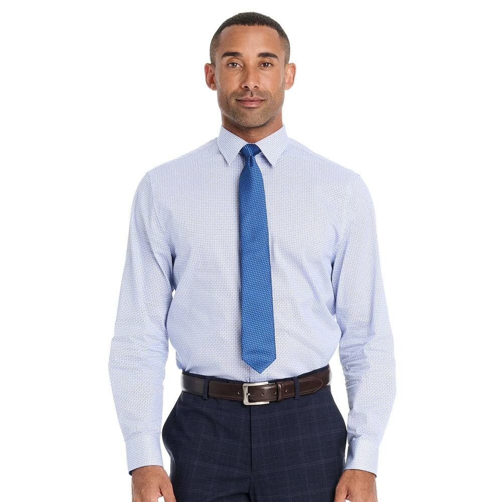 Мужской комплект классической рубашки и галстука в современный горошек Nick Graham Mosaic Dot, цвет White Blue Star Square
Мужской комплект классической рубашки и галстука в современный горошек Nick Graham Mosaic Dot, цвет White Blue Star Square