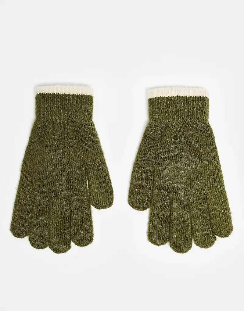 Вязаные перчатки с наконечниками ASOS DESIGN цвета хаки
Вязаные перчатки с наконечниками ASOS DESIGN цвета хаки