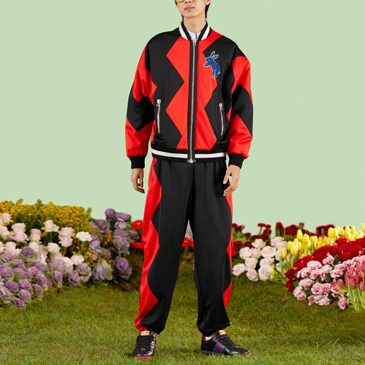 Китайский Новый год трикотажные спортивные штаны мужские черные/красные Gucci, черный/красный
Китайский Новый год трикотажные спортивные штаны мужские черные/красные Gucci, черный/красный