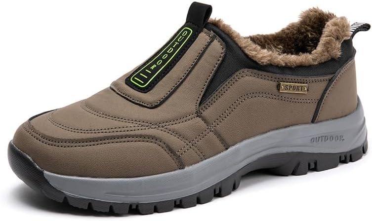 Мужские повседневные слипоны с утеплителем из флиса, водонепроницаемая резиновая подошва для походов, спорта и повседневной носки Qacksv, хаки
Мужские повседневные слипоны с утеплителем из флиса, водонепроницаемая резиновая подошва для походов, спорта и повседневной носки Qacksv, хаки