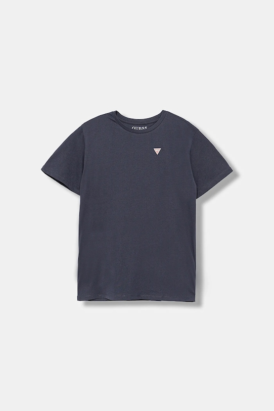 Детская хлопковая футболка Guess, темно-синий
Детская хлопковая футболка Guess, темно-синий