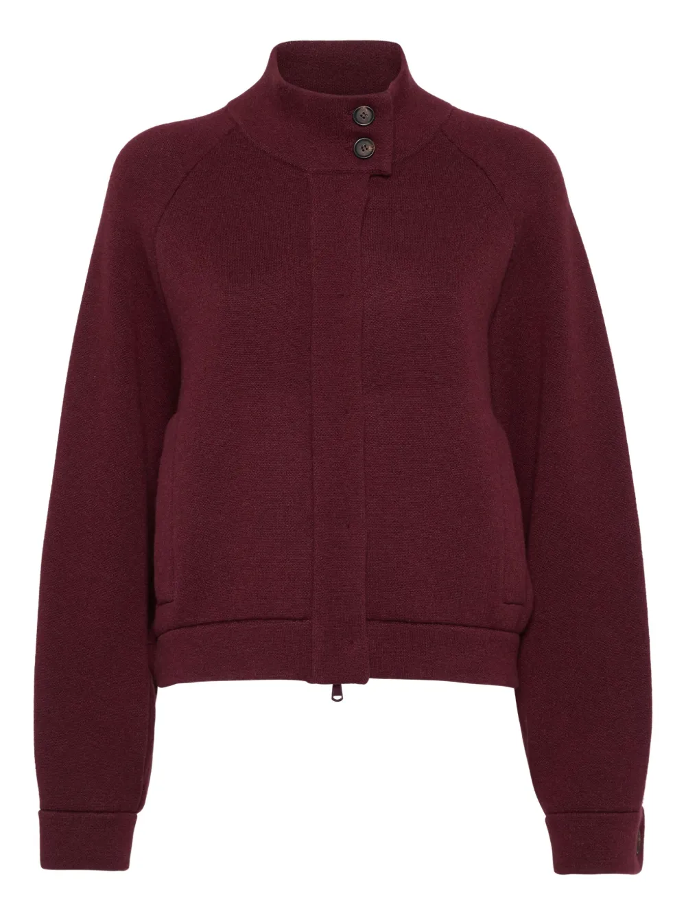 Жакет с высоким воротником и объемными рукавами Brunello Cucinelli, красный
Жакет с высоким воротником и объемными рукавами Brunello Cucinelli, красный