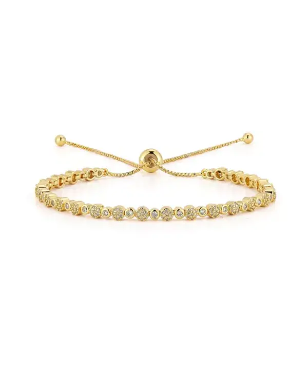 Позолоченный регулируемый теннисный браслет Rachel Zoe, gold
Позолоченный регулируемый теннисный браслет Rachel Zoe, gold
