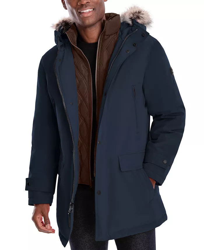 Парка с капюшоном и нагрудником Michael Kors Men's Hooded Bib Snorkel Parka, синий
Парка с капюшоном и нагрудником Michael Kors Men's Hooded Bib Snorkel Parka, синий