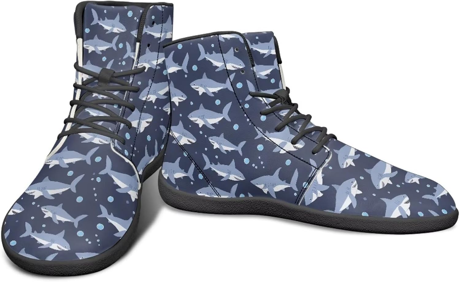 Мужские кроссовки с высокой посадкой и рисунком животных без подошвы с нулевым перепадом, с резиновой подошвой для бега, походов и путешествий Watdotory, Shark Bubble Pattern
Мужские кроссовки с высокой посадкой и рисунком животных без подошвы с нулевым перепадом, с резиновой подошвой для бега, походов и путешествий Watdotory, Shark Bubble Pattern