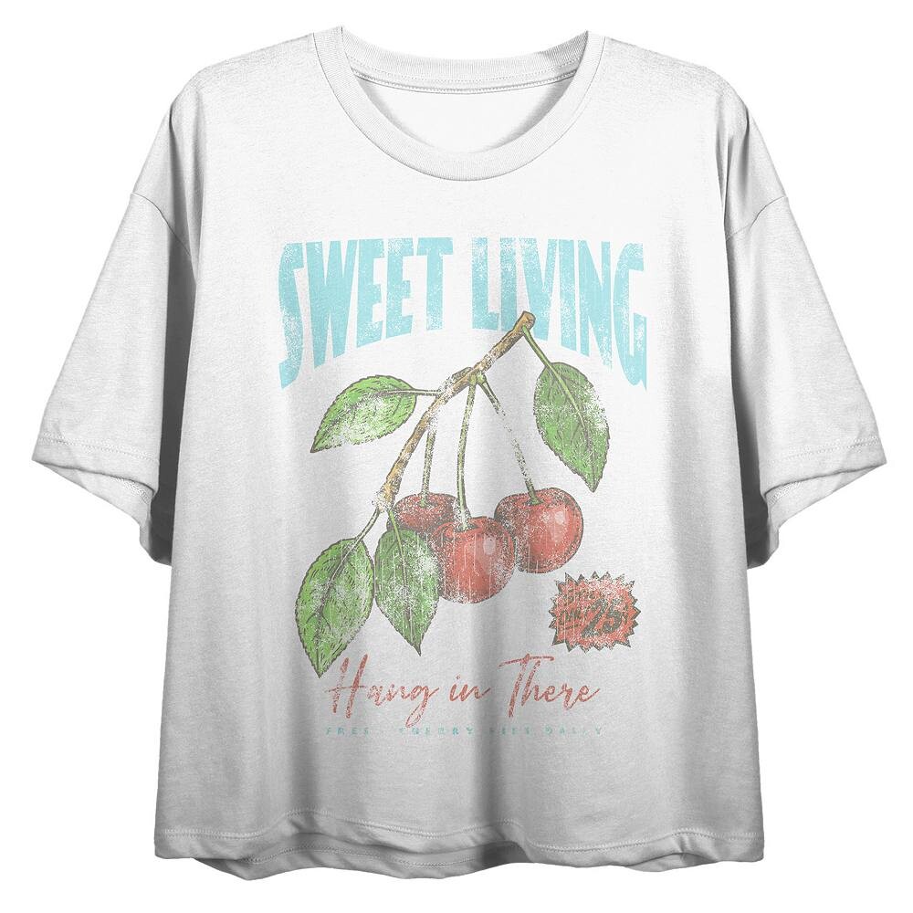 Футболка с рисунком Sweet Living Hang In There для детей Juniors, белый 
Футболка с рисунком Sweet Living Hang In There для детей Juniors, белый