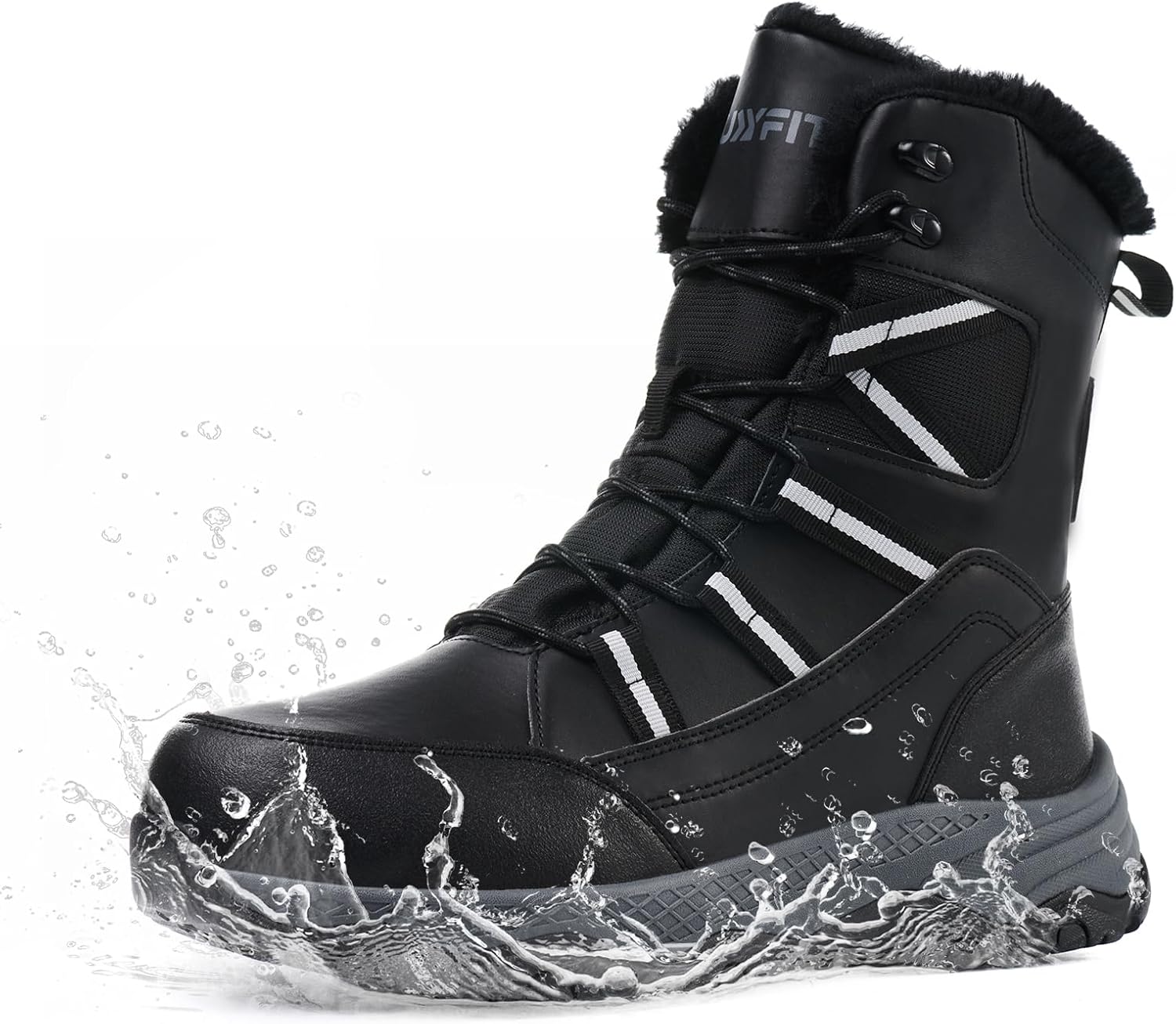 Мужские зимние сапоги с водонепроницаемой поверхностью, средние по голенище, утепленные, с меховой подкладкой, противоскользящие, для походов и холодной погоды Suiyfit, черный
Мужские зимние сапоги с водонепроницаемой поверхностью, средние по голенище, утепленные, с меховой подкладкой, противоскользящие, для походов и холодной погоды Suiyfit, черный