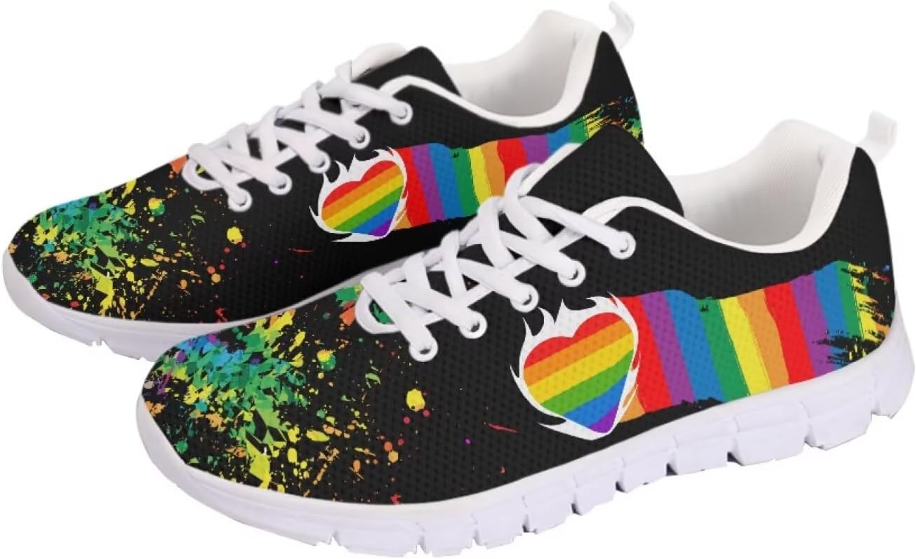 Кроссовки для взрослых девушек, дышащие теннисные кроссовки, беговая обувь, уличная обувь, спортивные кроссовки для женщин и мужчин Getelinseng, Rainbow Heart Splash
Кроссовки для взрослых девушек, дышащие теннисные кроссовки, беговая обувь, уличная обувь, спортивные кроссовки для женщин и мужчин Getelinseng, Rainbow Heart Splash