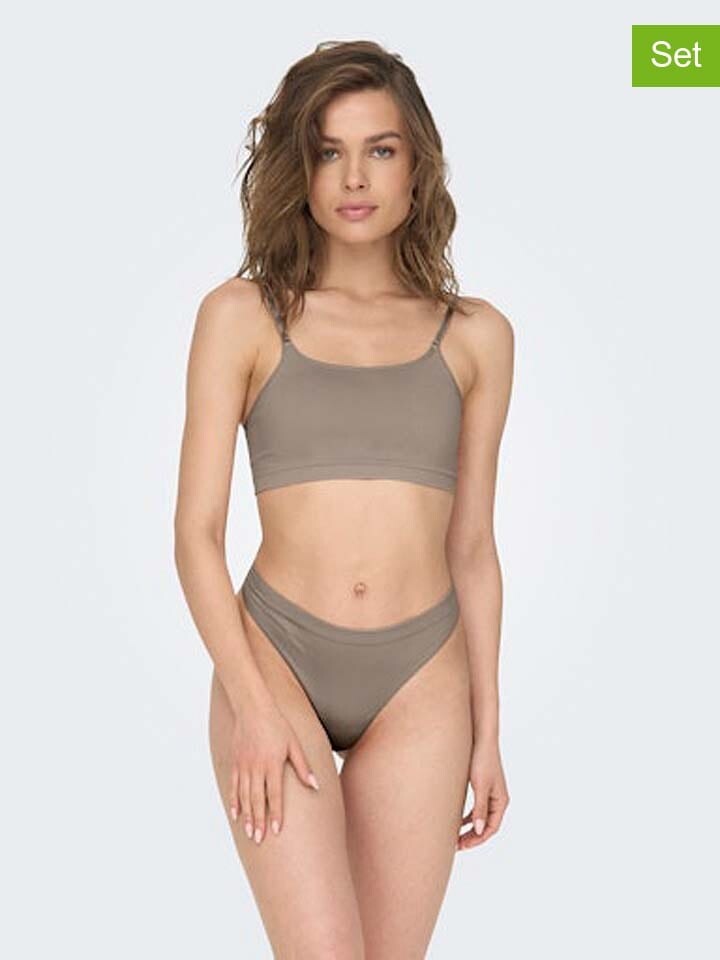 Стринги ONLY 3er-Set: Strings, серо-коричневый
Стринги ONLY 3er-Set: Strings, серо-коричневый