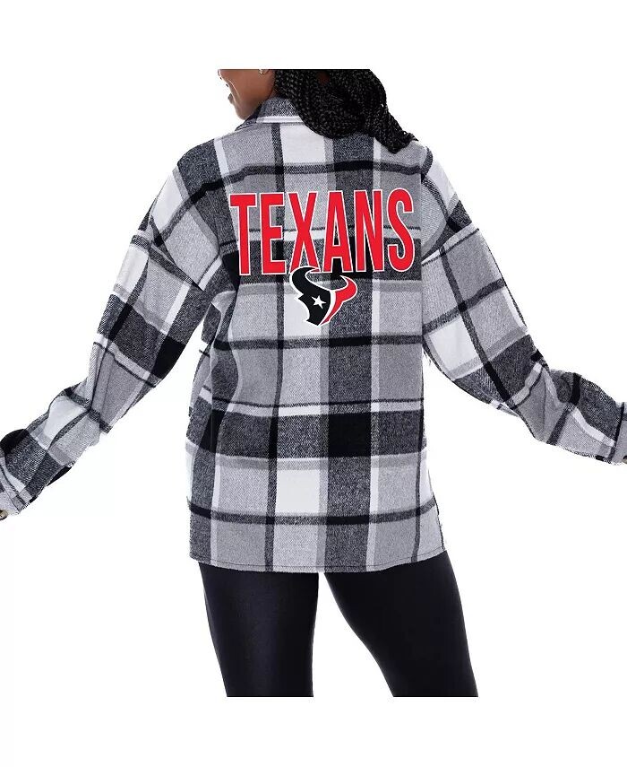 Женская серая клетчатая рубашка Houston Texans Fieldside Fun на пуговицах Gameday Couture
Женская серая клетчатая рубашка Houston Texans Fieldside Fun на пуговицах Gameday Couture