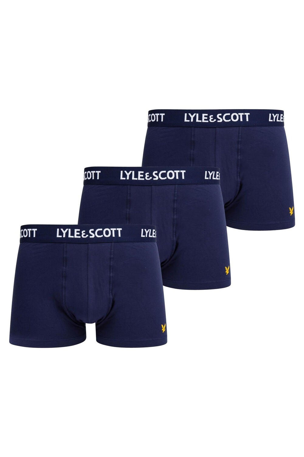 Три пары синих боксеров Lyle & Scott, синий
Три пары синих боксеров Lyle & Scott, синий