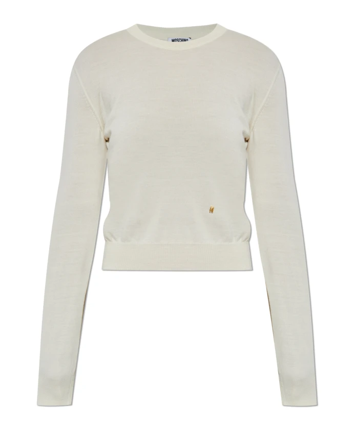 Свитер с логотипом Moschino, бежевый
Свитер с логотипом Moschino, бежевый