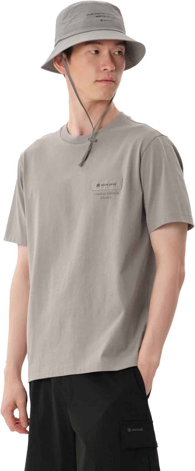 Мужская футболка Snow Peak GS-S25MMFTS24 с нашивкой и коротким рукавом, серо-желтый
Мужская футболка Snow Peak GS-S25MMFTS24 с нашивкой и коротким рукавом, серо-желтый