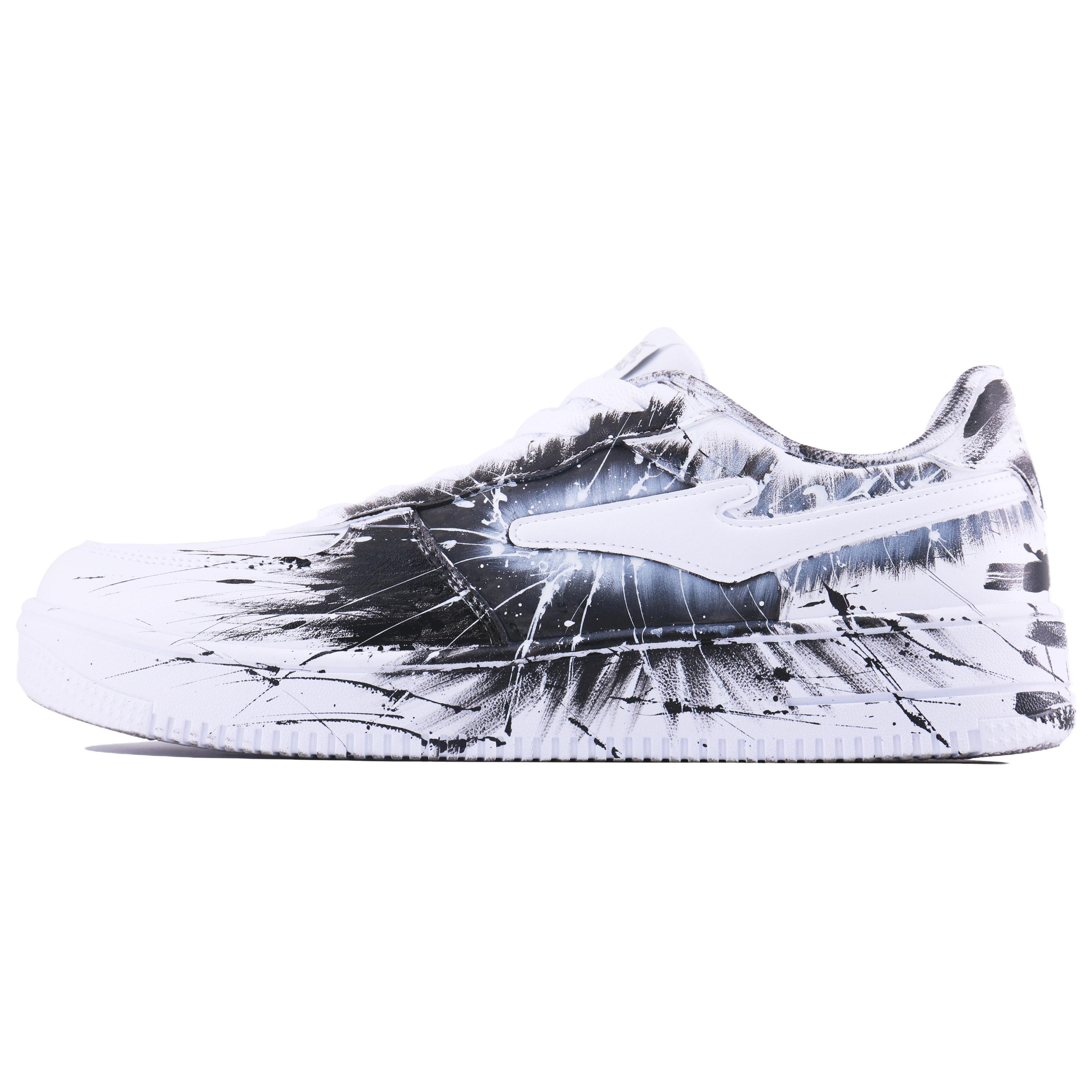 Erke Скейтбордные кроссовки с низким верхом, устойчивые к истиранию, дышащие, мужские, белые, черные 
Erke Скейтбордные кроссовки с низким верхом, устойчивые к истиранию, дышащие, мужские, белые, черные