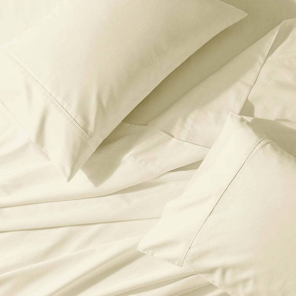 Набор простыней из перкаля Crisp & Cool — очень глубокая посадка (22 дюйма) Egyptian Linens, цвет Ivory
Набор простыней из перкаля Crisp & Cool — очень глубокая посадка (22 дюйма) Egyptian Linens, цвет Ivory