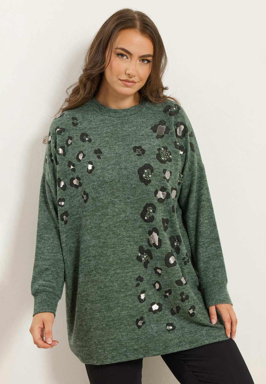 Джемпер Yours Clothing Jumper, Green
Джемпер Yours Clothing Jumper, Green