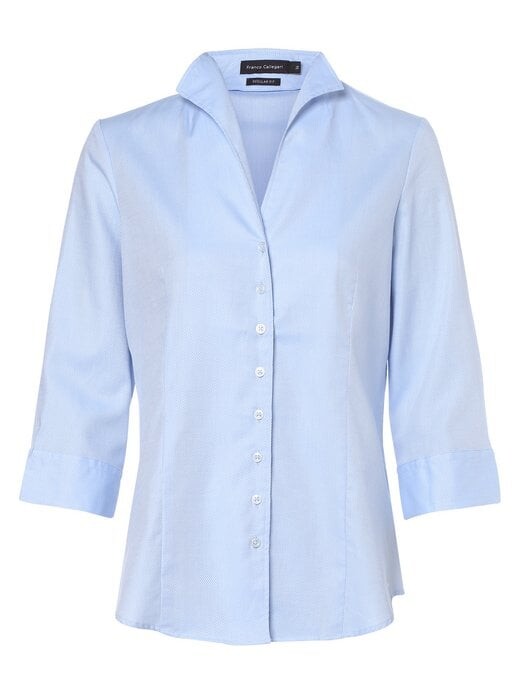 Блуза легко гладится Franco Callegari, синий 
Блуза легко гладится Franco Callegari, синий