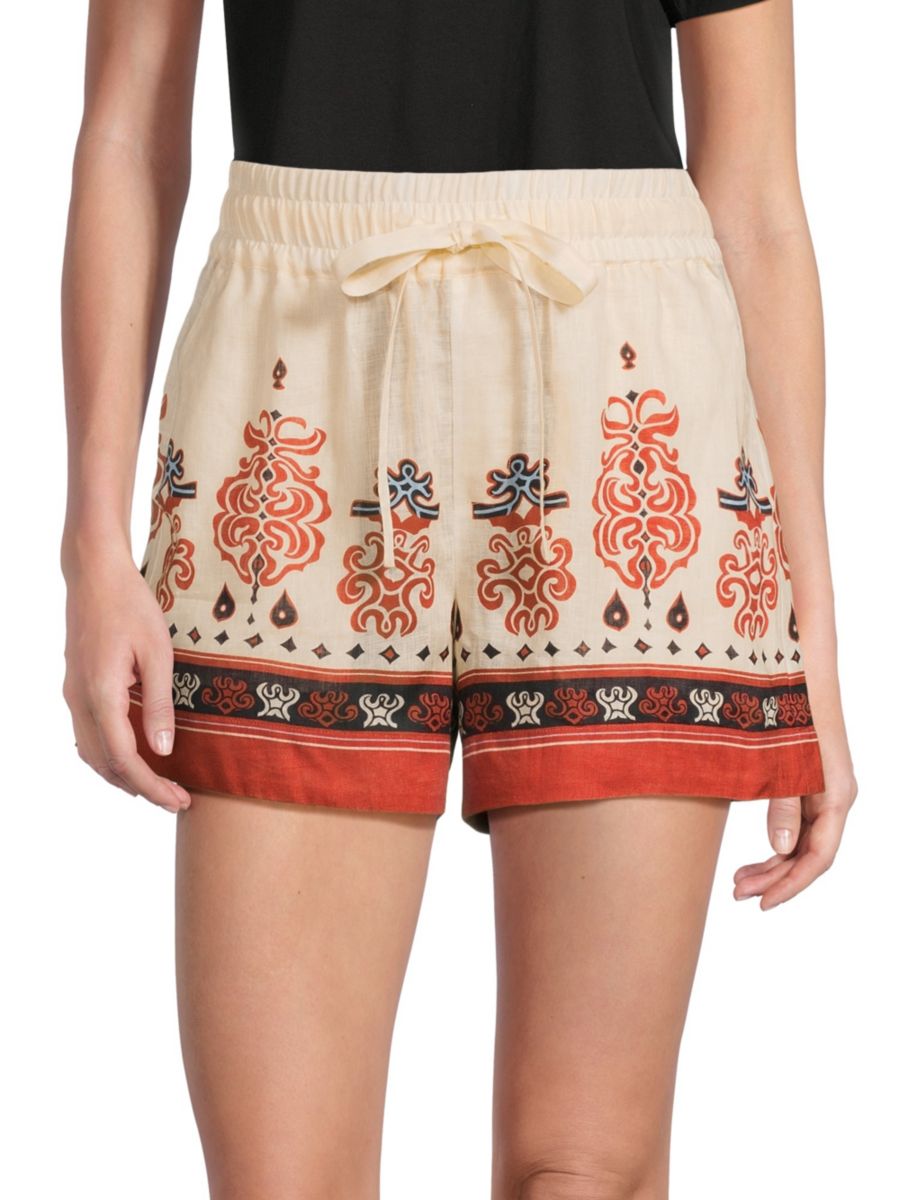 Льняные шорты с принтом Эмметта A.L.C., цвет Cream Multi
Льняные шорты с принтом Эмметта A.L.C., цвет Cream Multi