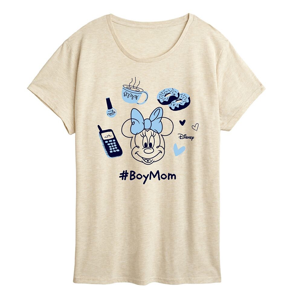 Женская футболка с рисунком Disney's Minnie Mouse для мальчиков и мам, бежевый
Женская футболка с рисунком Disney's Minnie Mouse для мальчиков и мам, бежевый